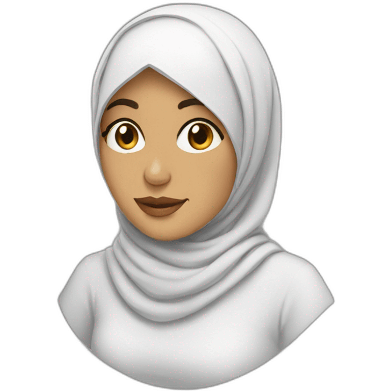 a woman hijab muslim emoji