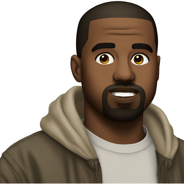 Kanye west face emoji