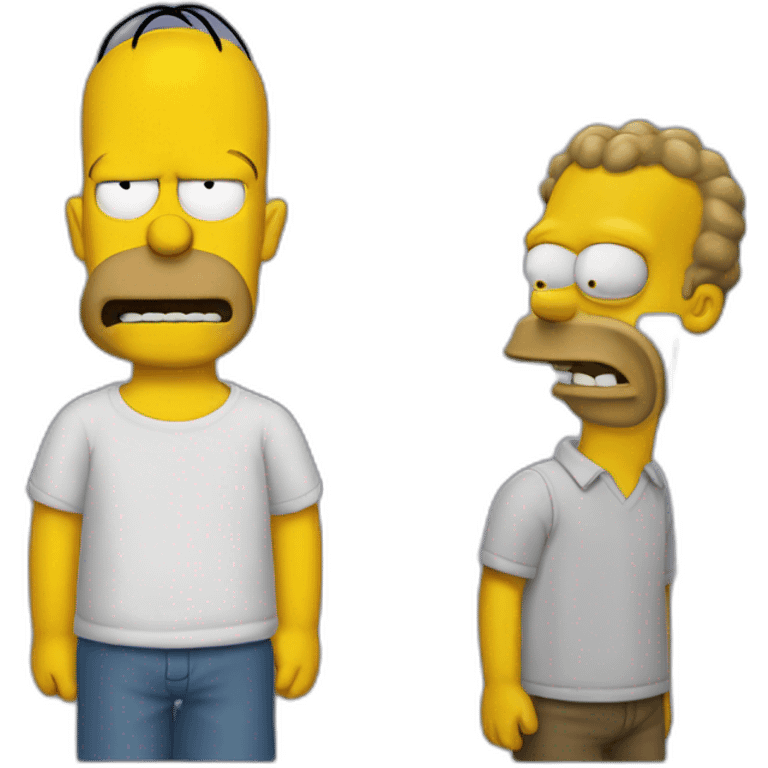 Homer qui étrangle bart emoji