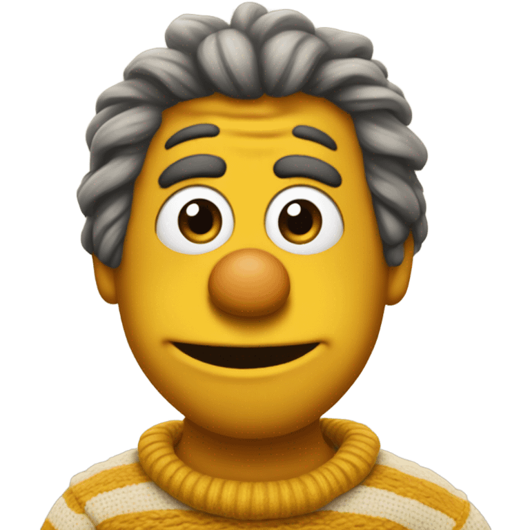 Bert Sesame Street  emoji