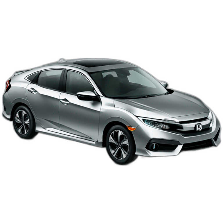 2016 Honda civic silver emoji