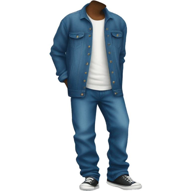 blue baggy jeans emoji