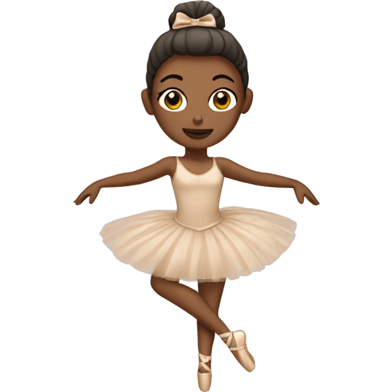 Beige ballerina emoji