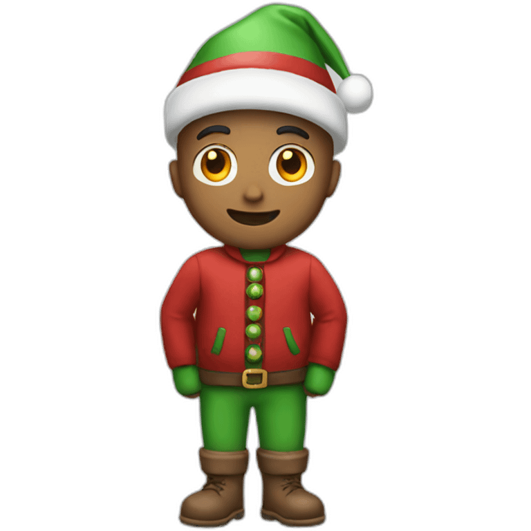 full body christmas character emoji