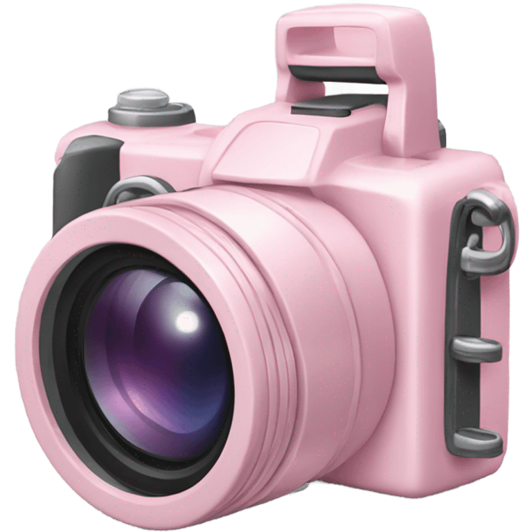 Light pink camera emoji