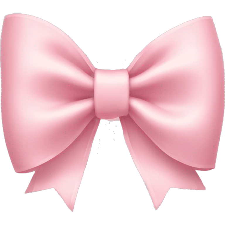 light pink bow on light pink bow emoji