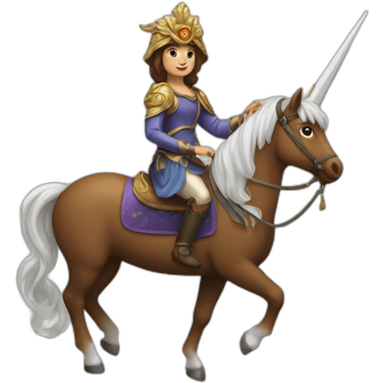 Assimi Goïta Sur un licorne  emoji