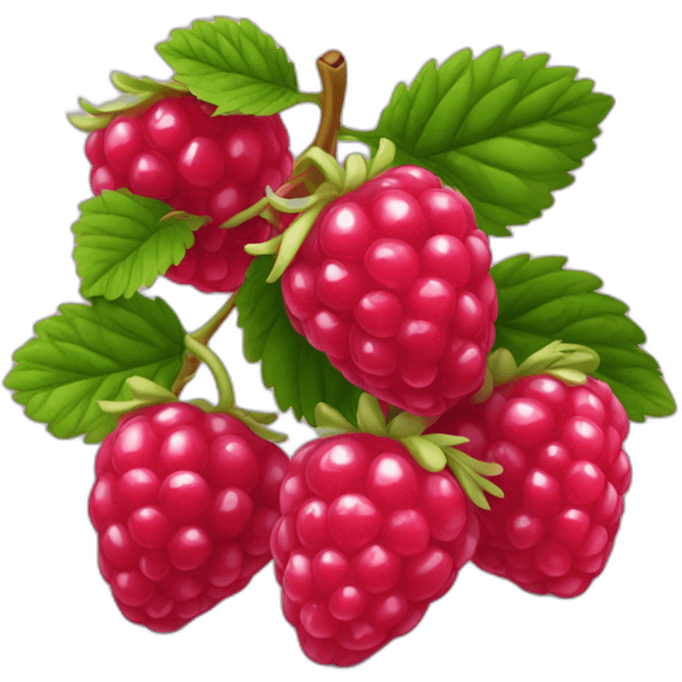 Frais framboise mirti emoji