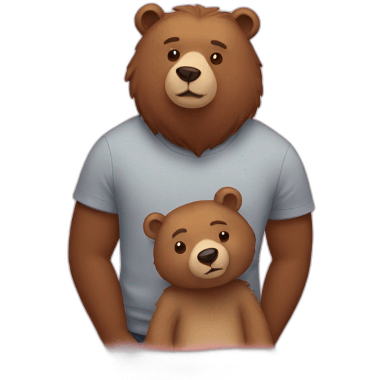 Bear and boyfriend  emoji