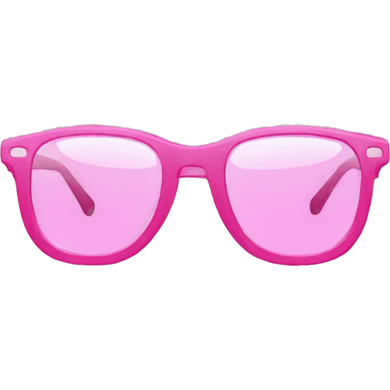 Pink glasses  emoji