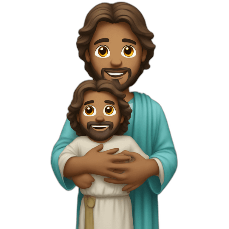 Christian with jesus emoji