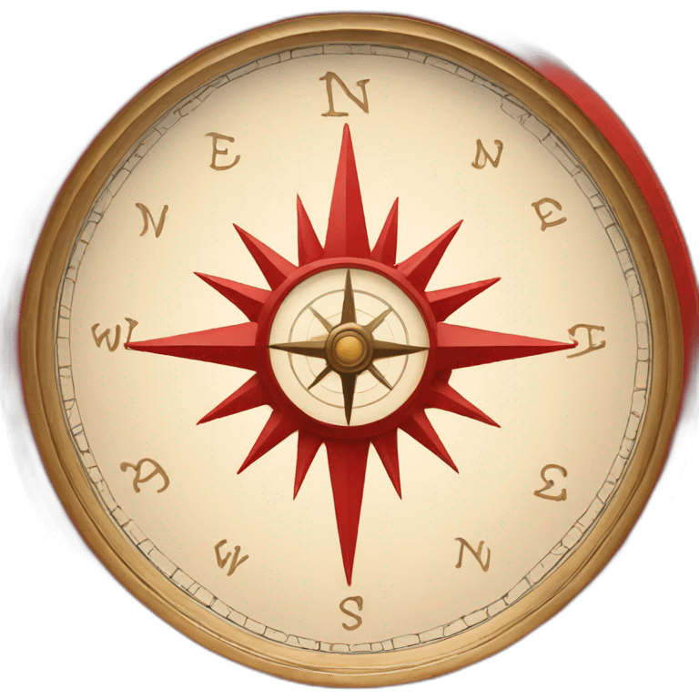 red compass emoji