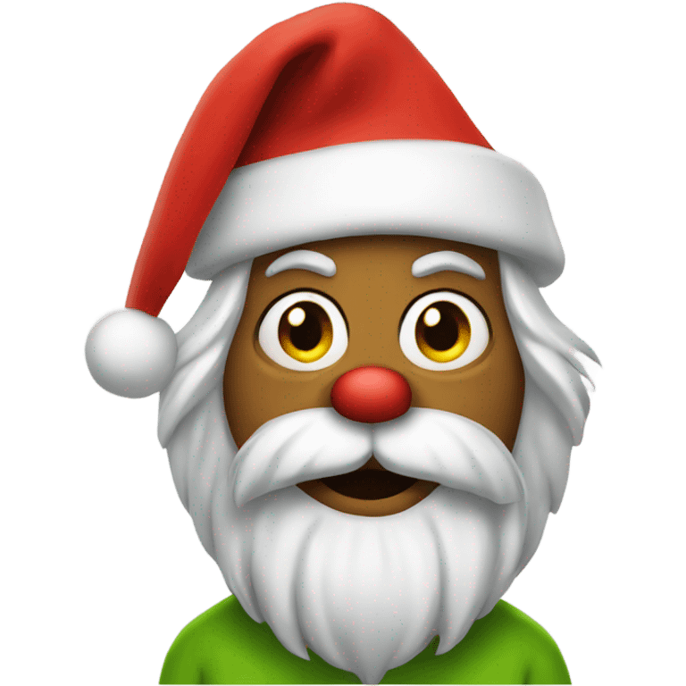 Santa grinch  emoji