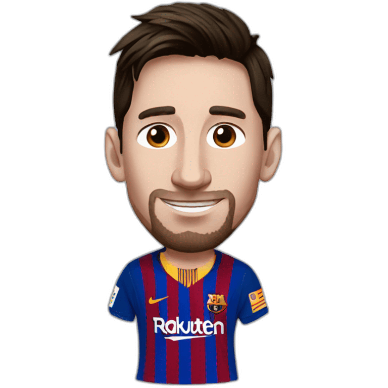 Messi cartoon emoji