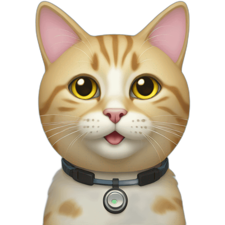 Remote controlled cat emoji