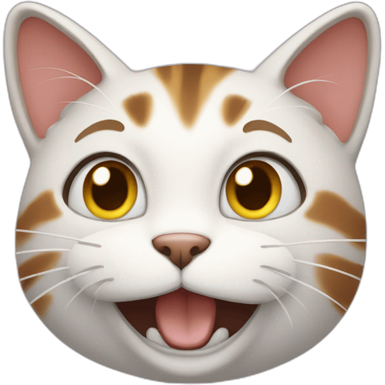 excited cat emoji