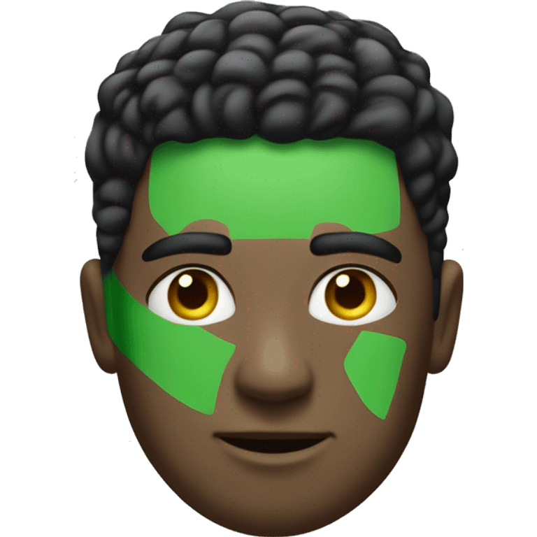 menino cabelo preto curto olhos verdes camisa da nike emoji