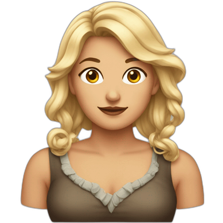 Lady boue emoji