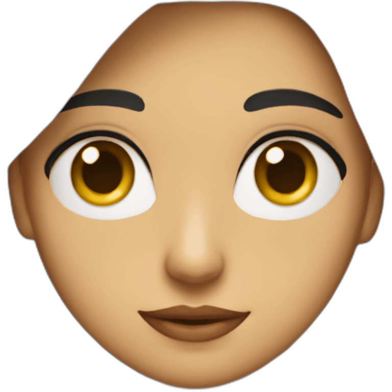 Cara morena emoji