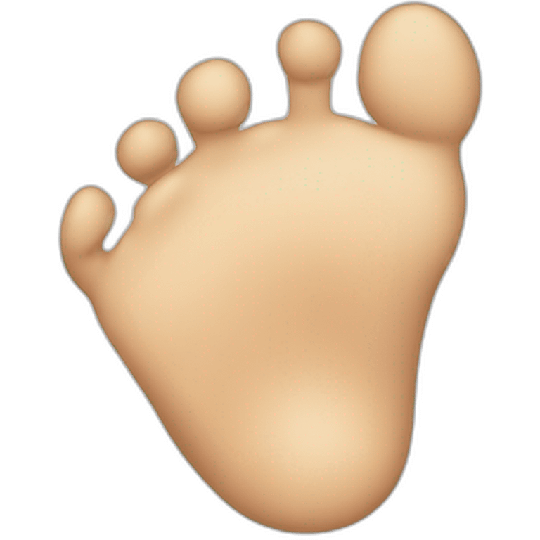 Foot emoji