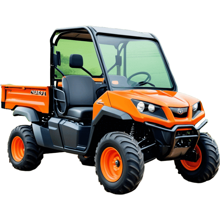 Farm Utility Vehicle (UTV) - Kubota RTV-XG850 (Model Year: 2021) (Iconic colour: Orange) emoji