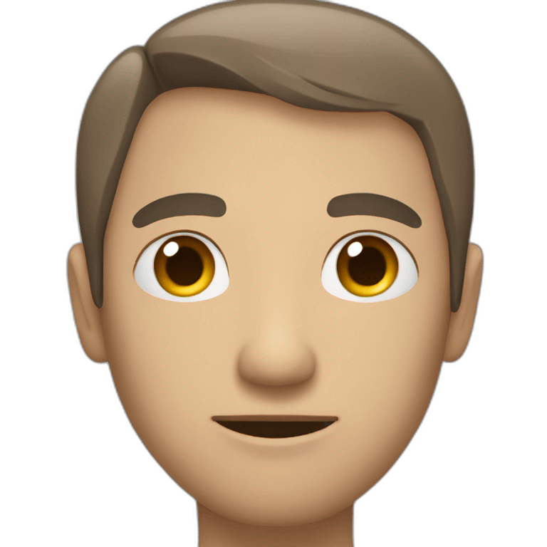 Homme qui se cache les yeux avec ses mains emoji