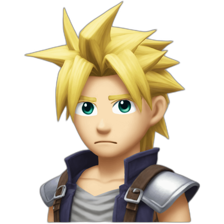 cloud strife final fantasu emoji