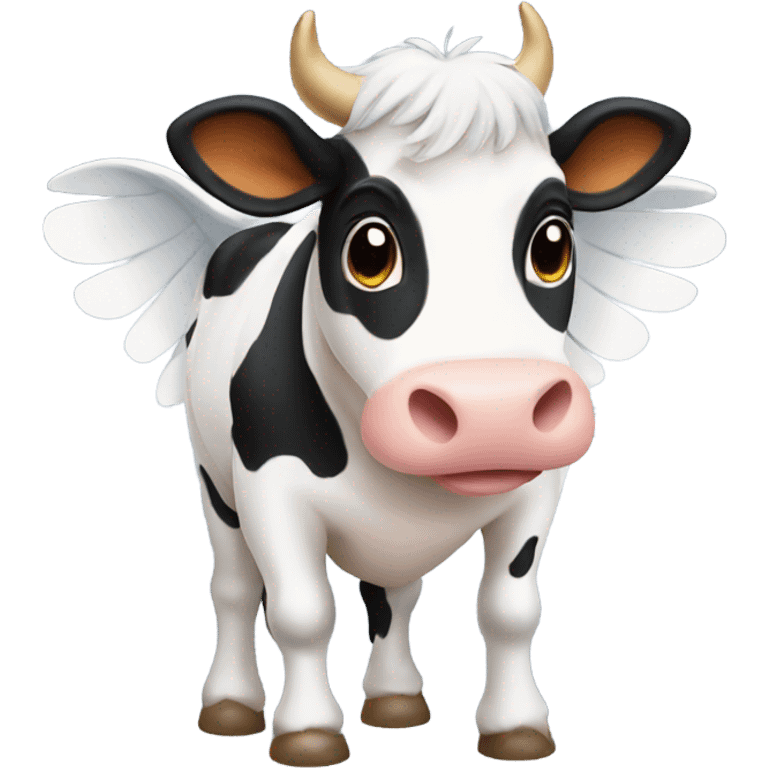 Cow with wings emoji