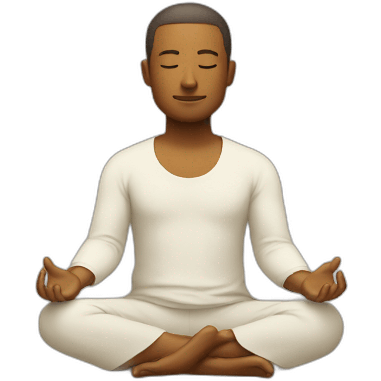 meditation guy emoji