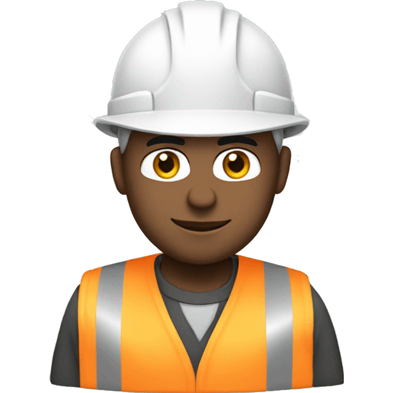 Civil Engineer wit white hat emoji