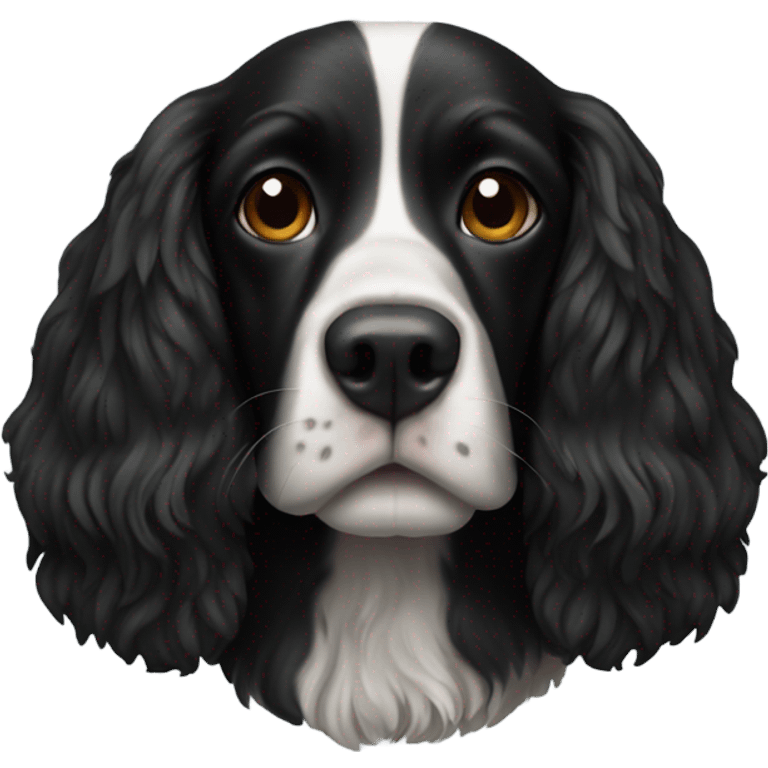 Spaniel black  emoji