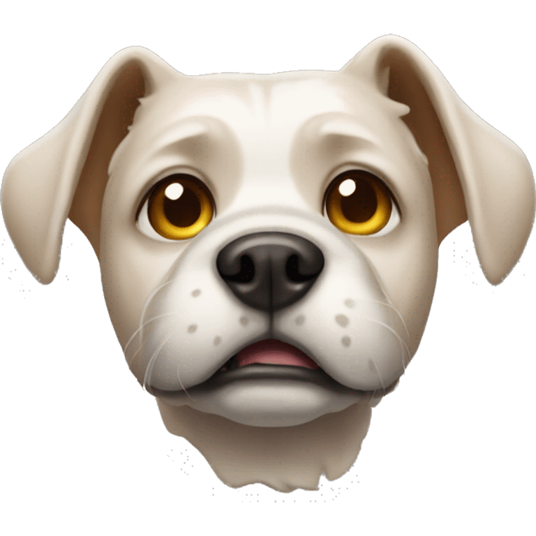 dog sweaty emoji