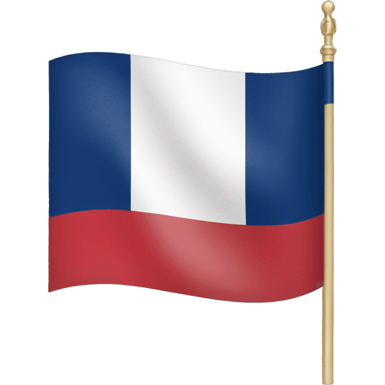 French flag with cross of lorraine emoji