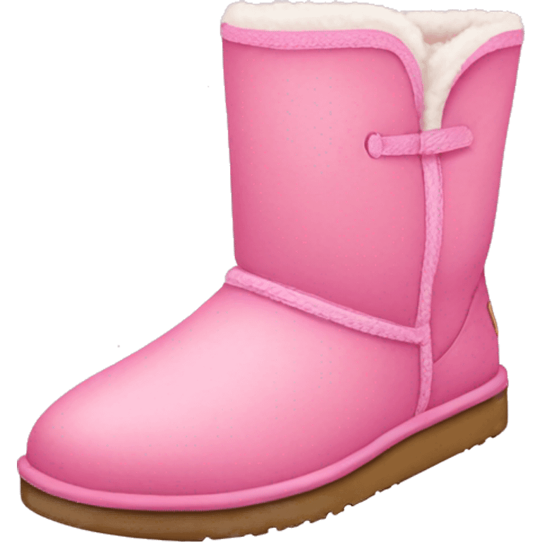 Preppy pink uggs emoji