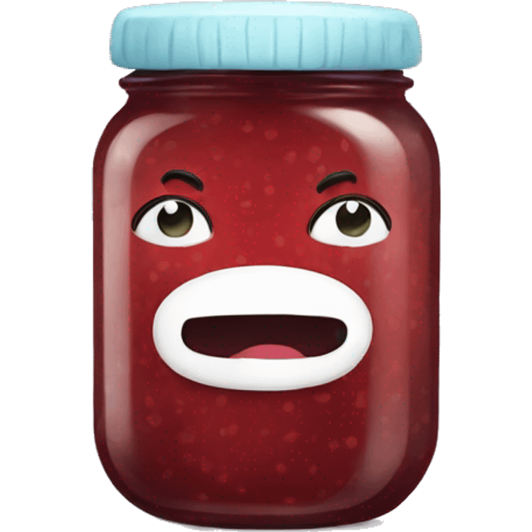 Cute jam jar emoji