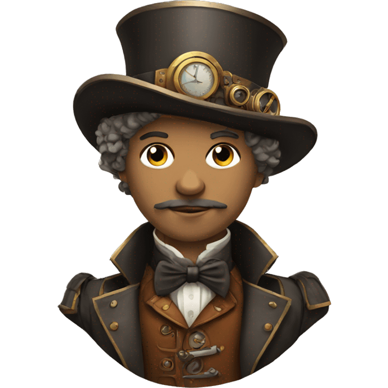 Steampunk aristocrat with a mix of medieval  emoji