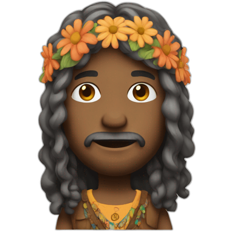 Hippie emoji