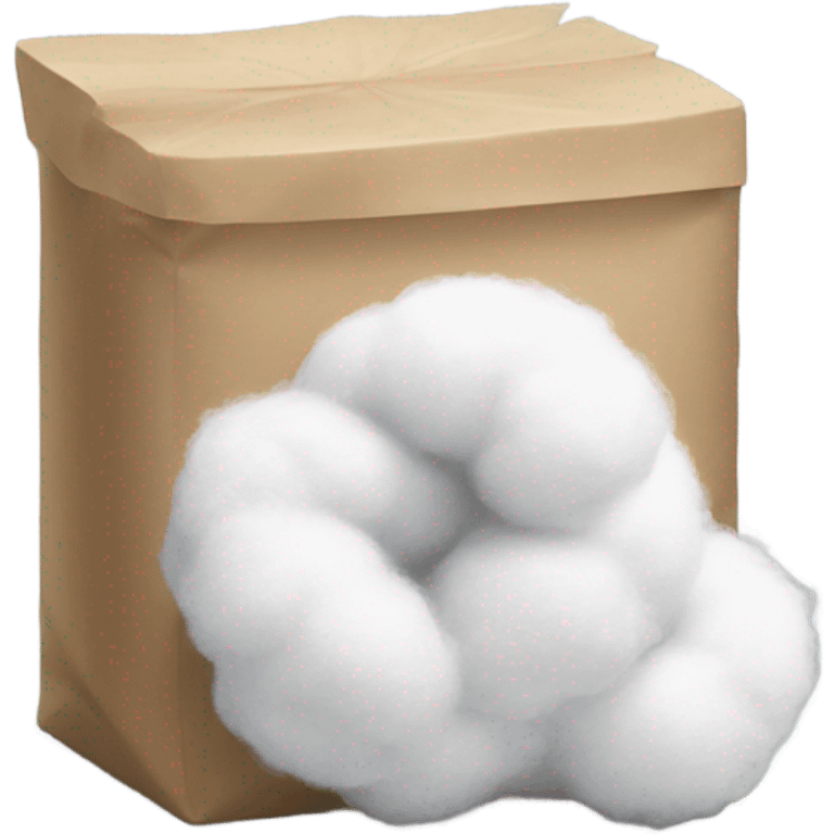 cotton wool emoji