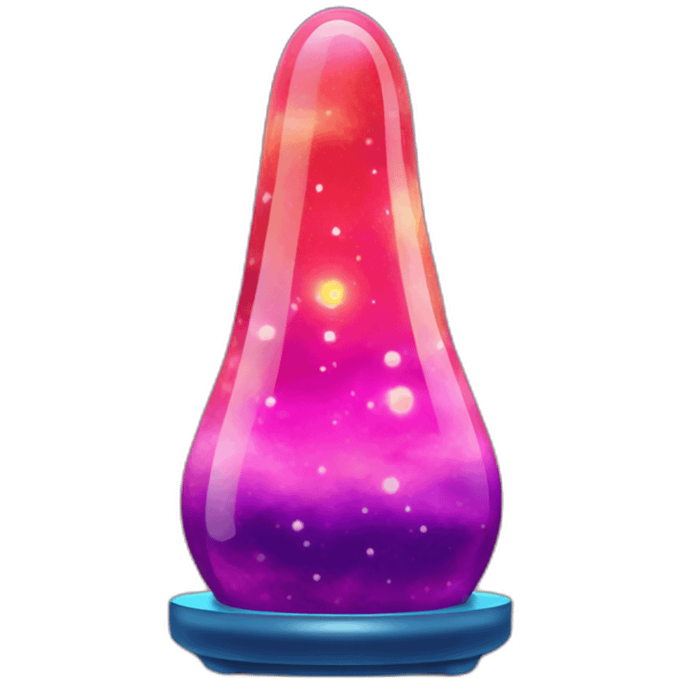 Lava lamp Milky Way galaxy emoji