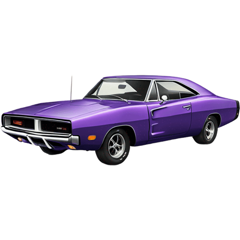 1969 dodge charger with bow on top emoji