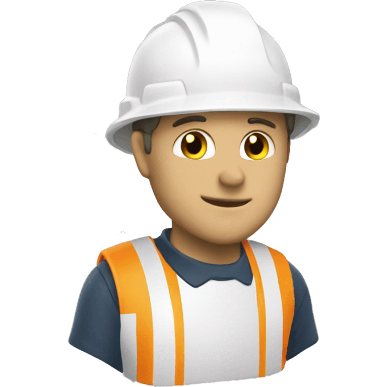 white construction helmet emoji