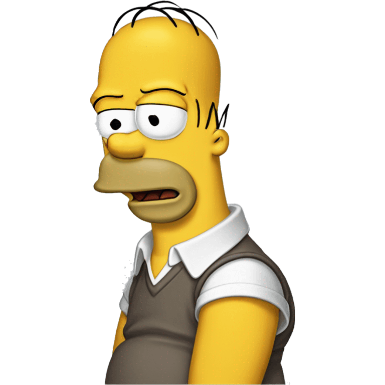 Homer simpson pleure de rire  emoji