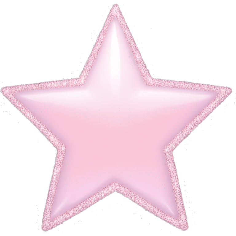 pale pink star sparkle emoji