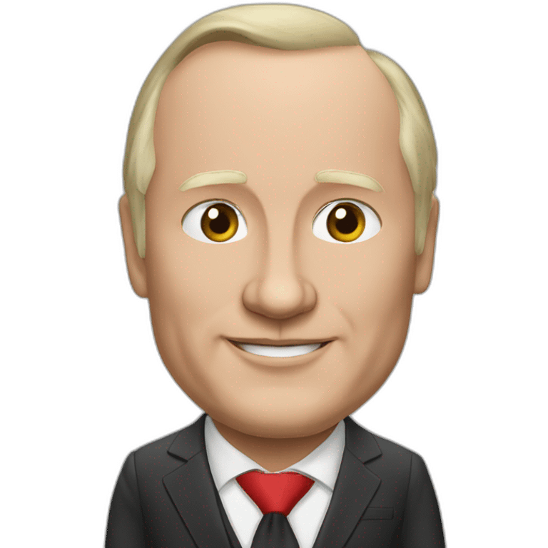 Vladimir Poutine sur ours emoji