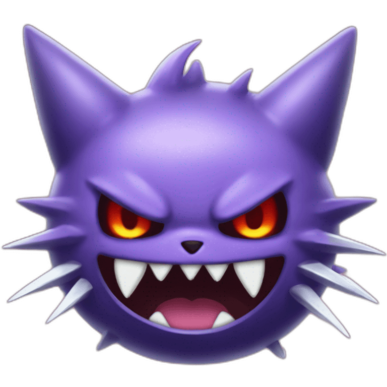 gengar pokemon and hello kitty emoji