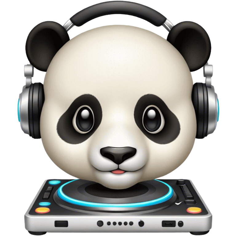 dj panda emoji