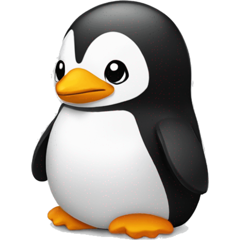 toddler penguin installs linux emoji