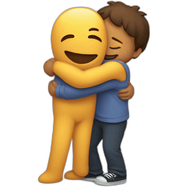 Hug on tape emoji