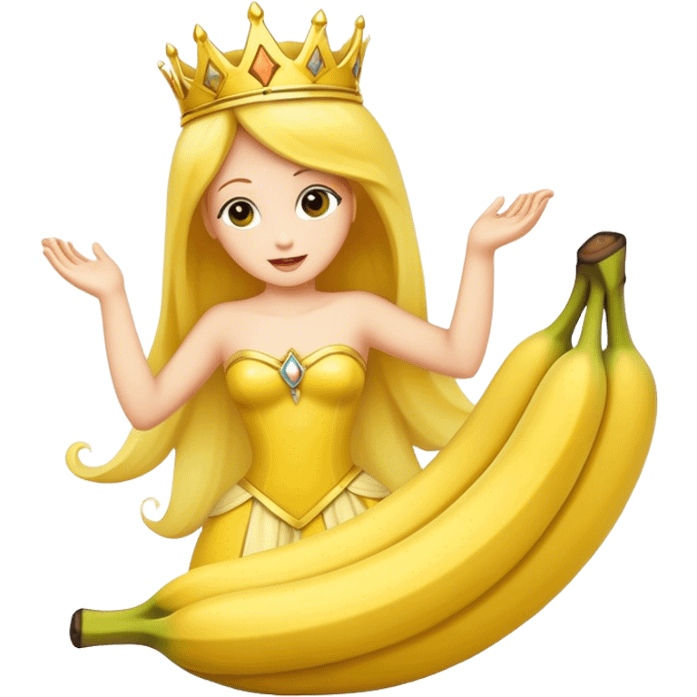 banana princess emoji