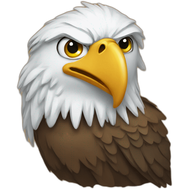 sick eagle emoji